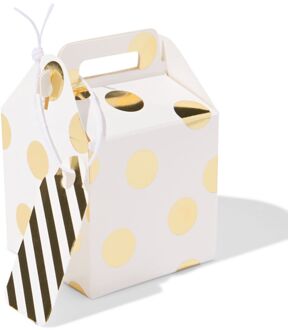 Hema Cadeaudoosjes vouwbaar S goud - 6 stuks (goud)