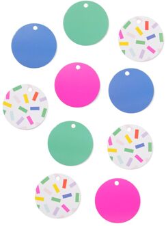 Hema Cadeaulabels confetti - 12 stuks