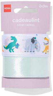 Hema Cadeaulint 3m feestbeesten - 2 stuks