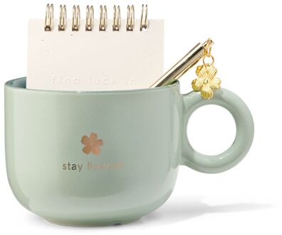 Hema Cadeauset mok notitieboekje en pen (multi)