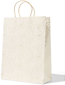 Hema Cadeautas papier 37x28x12 bladeren