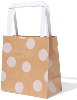Hema Cadeautasjes S kraft - 6 stuks (kraft)