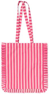 Hema Canvas tas strepen