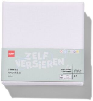 Hema Canvasdoeken 10x10 - 3 stuks