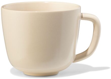 Hema Cappuccinomok 325ml PUUR reactief glazuur gebroken wit (gebroken wit)