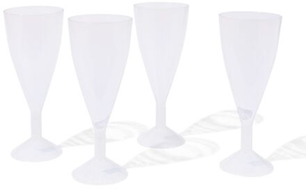 Hema Champagneglazen herbruikbaar 4 stuks