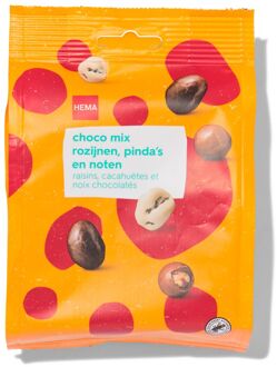 Hema Choco mix rozijnen, pinda's en noten 150gram