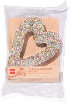 Hema Chocolade hart met discodip