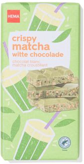 Hema Chocoladereep wit matcha 180g