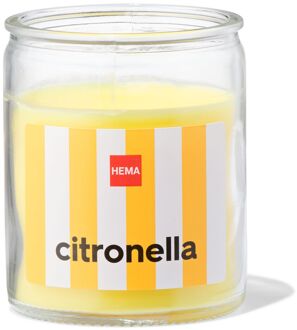 Hema Citronella geurkaars in glas met Ø6.5x8