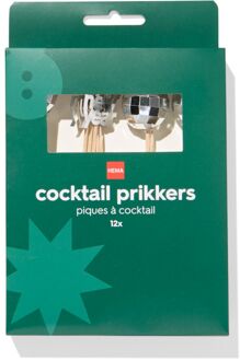 Hema Cocktailprikkers disco happy new year - 12 stuks