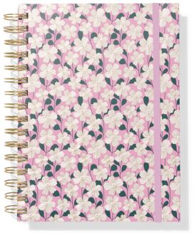 Hema Collegeblok 4-in-1 A5 gelinieerd bloemen (multi)