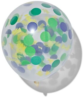 Hema Confetti Ballonnen 30cm Stip/bliksem - 6 Stuks