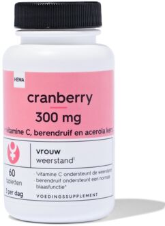 Hema Cranberry 300 mg 60 stuks