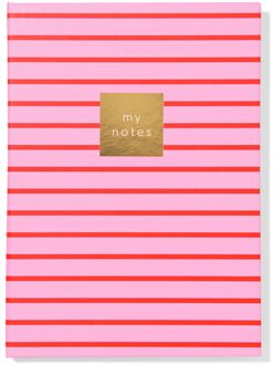 Hema Dagplanner 21x15.5cm rood-roze