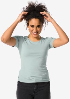 Hema Dames Basis T-shirt Grijs (grijs) - XL