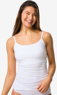 Hema Dames bh hemd met ingebouwde cups wit (wit) - XL