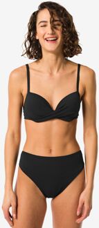 Hema Dames Bikinibroekje Hoge Taille Zwart (zwart) - XL