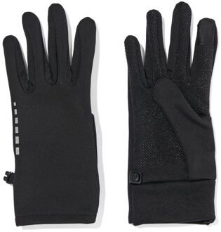 Hema Dames en heren handschoenen softshell zwart (zwart) - XL
