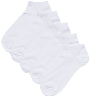 Hema Dames enkelsokken - 5 paar wit (wit) - 35/38