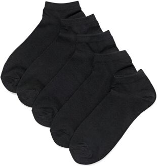 Hema Dames enkelsokken - 5 paar zwart (zwart) - 35/38