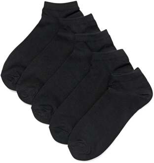 Hema Dames enkelsokken - 5 paar zwart (zwart)