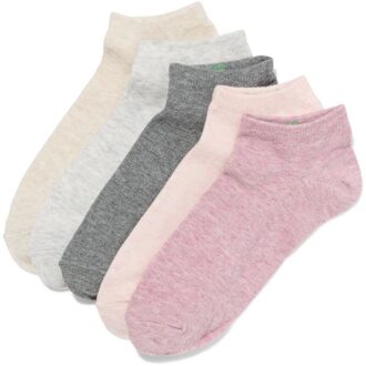 Hema Dames enkelsokken melange - 5 paar lichtpaars (lichtpaars)