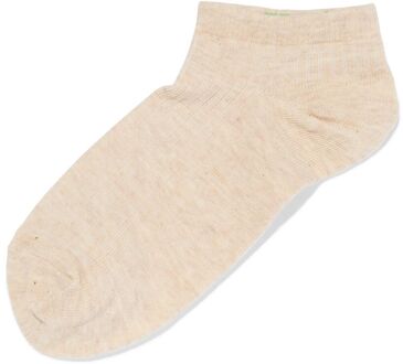 Hema Dames enkelsokken rib beige (beige) - 39/42