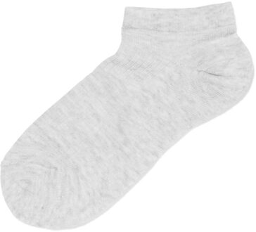 Hema Dames enkelsokken rib grijsmelange (grijsmelange) - 35/38
