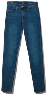 Hema Dames jeans - skinny fit middenblauw (middenblauw)