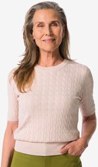 Hema Dames kabeltrui Fally paars (paars) - XL