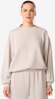 Hema Dames lounge trui creme (creme) - XL