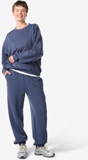 Hema Dames loungebroek donkerblauw (donkerblauw) - XL