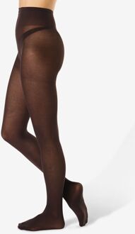 Hema Dames maillot 100denier katoen bruin (bruin) - 40/42