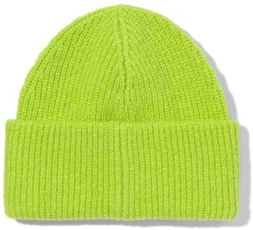 Hema Dames muts met wol lichtgroen