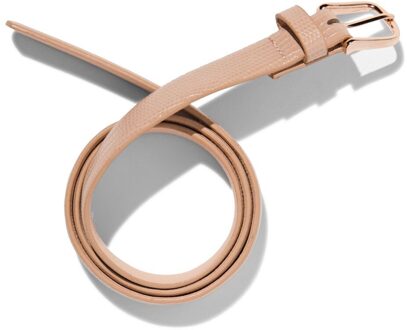 Hema Dames riem met dierenprint 2.3cm beige (beige) - 75