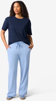 Hema Dames sweatbroek loose fit lichtblauw (lichtblauw) - M