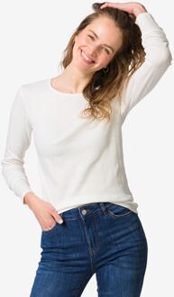 Hema Dames T-shirt Colette ajour wit (wit) - XL