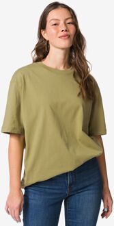 Hema Dames T-shirt Do jersey groen (groen) - XS