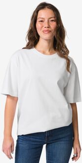 Hema Dames T-shirt Do jersey wit (wit) - S