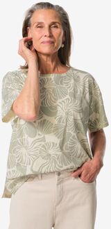 Hema Dames T-shirt Dori schelpen zand (zand) - M