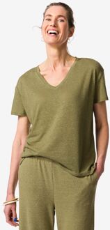 Hema Dames T-shirt Evie groen (groen) - L