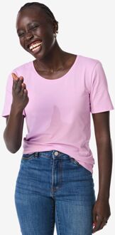 Hema Dames T-shirt jersey essentials roze (roze) - XS