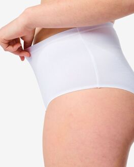 Hema Dames tailleslip katoen - 2 stuks wit (wit) - L