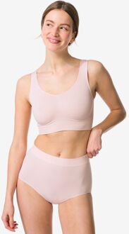 Hema Dames tailleslip naadloos micro lichtroze (lichtroze)