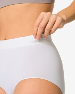 Hema Dames tailleslip naadloos micro wit (wit) - XXL