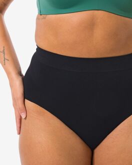 Hema Dames tailleslip naadloos micro zwart (zwart) - XXL