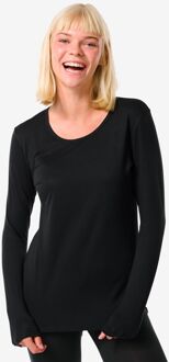 Hema Dames Thermo T-shirt Zwart (zwart) - S