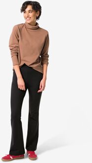Hema Dames thermobroek flared zwart (zwart) - XL