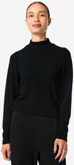 Hema Dames top Erin glitter zwart (zwart) - M